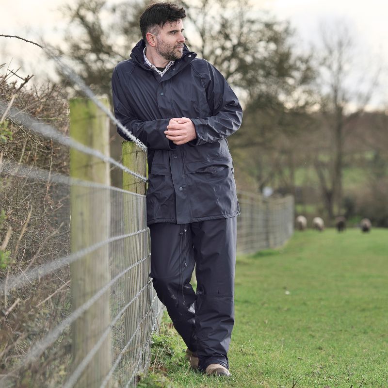 Waterproof work jacket and pants on sale